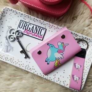 3 for $15 NWT Unicorn Print Key Case Wallet